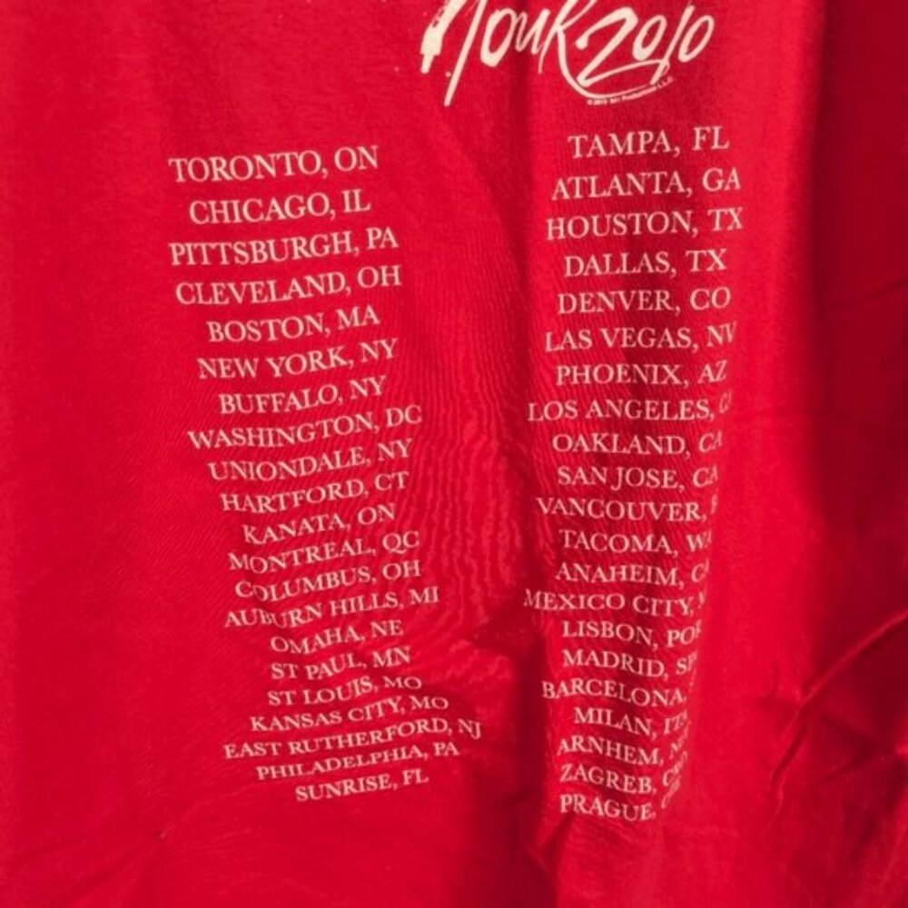Roger Waters Pink Floyd Trust Us Rare Merch Memorabilia 2010 Tour Tee XL - Picture 4 of 10